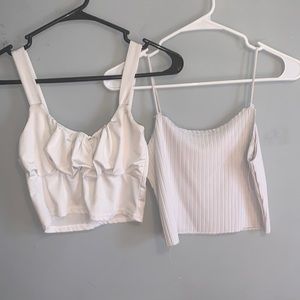 White crop tops